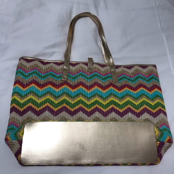 Lily Pulitzer Spring Fling Multi Straw Tote - Picture 5 of 13